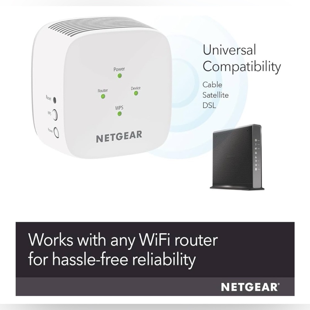 NETGEAR WiFi Mesh Range Extender (EX5000) -  w/ AC1200 Dual Band Signal Booster - Picture 4 of 13